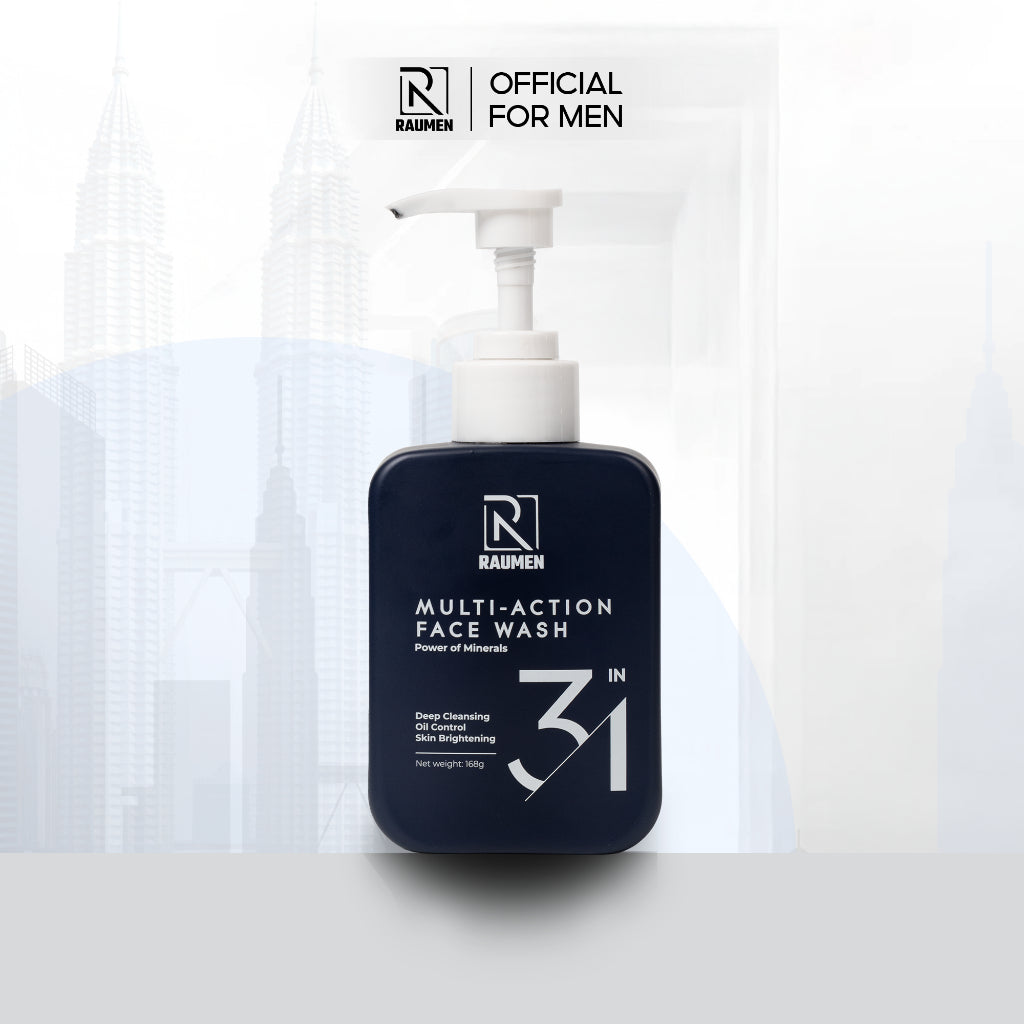 Raumen Men’s Multi-Action Face Wash